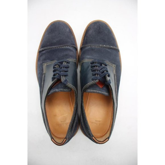 Paul Smith Jeans Men\'s Size EU 41 Navy Suede Cup Toe Skull Oxford Shoes main image 7